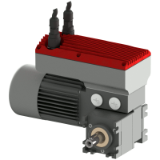 DRMCE - Asynchronous worm gearmotor with integrated drive and planetary reduction gear
