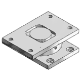 KVVL-40 - Adjustable cross connector with hole pattern