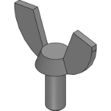 SPO-YB - Plastic Screw POM / Wing Bolt