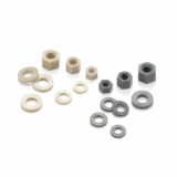SPPVC-N - Plastic Screw H - PVC / Hexagon Nut