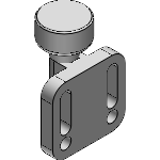 PBY-A - Indexing Plunger with Rest Position Flange Type