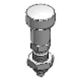 PLLYS-AK - Indexing Plunger with Rest Position Long Knob, with Locknut