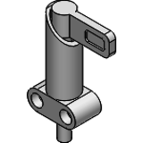 PNMV - Indexing Plunger with Flange - Lever style