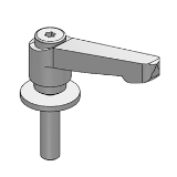 LEM-LW - Plastic Clamp Lever with Flat Washer