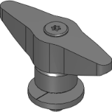 LUDM-LWP - プラクランプレバー - 長穴用座金組み込みタイプ