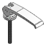 LWAMS-NI - Clamping Lever with Cam - Adjustable Type