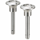PCPLS-NI - Stainless Steel-Pawl Lock Pins with Knob