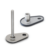 FEAFS-D0-X - Stainless Steel-Levelling feet with fixing lug