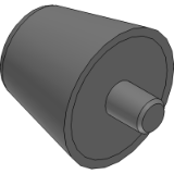 FGBDS-S-SI - Rubber Bumper with Screw