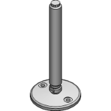FHAMS-D0-V - Leveling Adjuster with Hexagon Head - Anchor Type without Rubber Disk