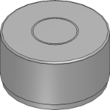 FSLG - 丸形水平器- 組み込みタイプ