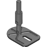 FYAMS-E3-W - Leveling Adjuster with Stud Cover - for use with Anchor Bolt
