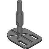 FYAMS-G3-W - Leveling Adjuster with Stud Cover - for use with Anchor Bolt