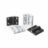 HNHGS-A - Stainless Steel Heavy Duty Hinges with Bores for countersunk screws