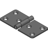 HNSHS-A - Stainless steel Sheet Metal Hinges with countersunk holes