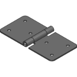 HNSHS-B - Stainless steel Sheet Metal Hinges with through - holes