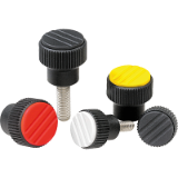06092 inch - Knurled knobs