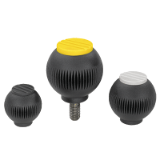 06245 inch - Spherical knobs