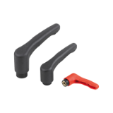 06613-03 inch - Clamping levers ECO, plastic with female thread