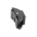 10550-10 - Adaptador de plástico para ranura de perfil, pivotante