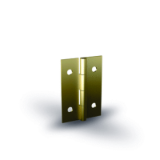 5074276 - mini brass-plated steel hinges 20x14