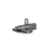 1614265 - Slam latch in stainless steel - bolt "nose-up"