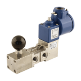 SS1432CA#14L - Solenoid valves with self-locking manual reset