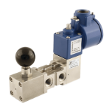 SS1432CA#15L - Solenoid valves with self-locking manual reset inverted