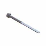 ELT - Ejector pin hardened blade DIN1530 Shape LA