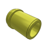 R045 - Guide bush with centring collar, self lubricating