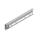 HVC - Steel telescopic rail, full extension, double stroke, optionals available (max load 3300 N, max closed length 2000 mm)