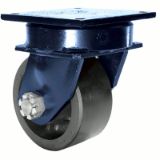 125 Series Casters - Heavy Duty Kingpinless Casters