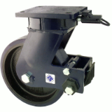 85 Series Casters - Heavy Duty Kingpinless Casters