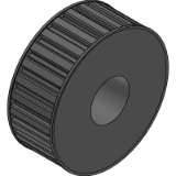 L 100 - 3/8” (9,525 mm) - Timing belt pulleys for taper bushes
