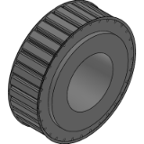 XH 200 - 7/8” (22,225 mm) - Timing belt pulleys for taper bushes
