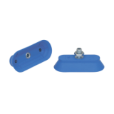 Bell-Shaped Suction Cups SAOG (Oval) - SAOG 95x40 NBR-45 M10-AG