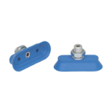 Bell-Shaped Suction Cups SAOG (Oval) - SAOG 80x30 NBR-45 M14x1.5-AG