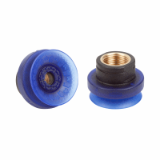 Bell suction cup (round) for best adaptation to strongly curved surfaces - SAX 30 ED-85 G3/8-IG