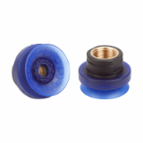 Bell suction cup (round) for best adaptation to strongly curved surfaces - SAX 40 ED-85 G3/8-IG