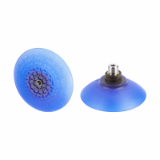 Bell suction cup (round) for best adaptation to strongly curved surfaces - SAX 115 ED-85 G3/8-AG