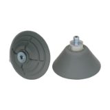 Bell-Shaped Suction Cups SGGN - SGGN 80 NBR-55 M10-AG