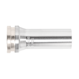 SEL 51300 UHP SC - Weld-on nipple silver-coated (1.4404)