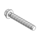 Carbon steel - Concrete screw