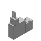 PVQ10 - Electroválvula proporcional compacta / Montaje en placa base (0 a 6 l/min)