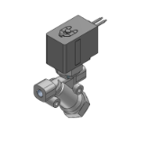 VXK1 - Direct Operated 2 Port Solenoid Valve/with Built-in Y-strainer(For Air)