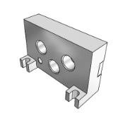 VV5FR4-10_DS - Non Plug-in Type: Grommet Terminal, DIN Terminal (D-side End Plate Assembly)