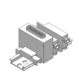 VV5Q04_F - Joint métallique/Joint élastique-Montage en ligne, Câble embrochable/ kit F
