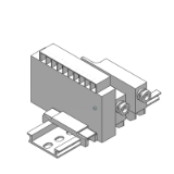 VV5Q04_T - Joint métallique/Joint élastique-Montage en ligne, Câble embrochable/ kit T