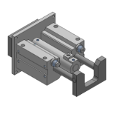 MGG - Guide cylinder/End lock type