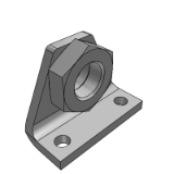 25A-C85L_C - Foot (1 pc. with 1 mounting nut)